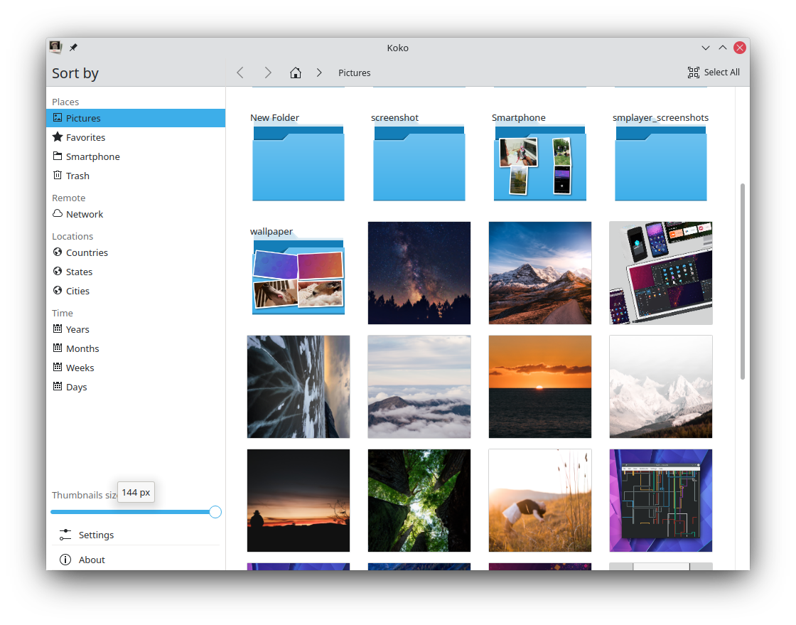 Skjermbiletet av Photos